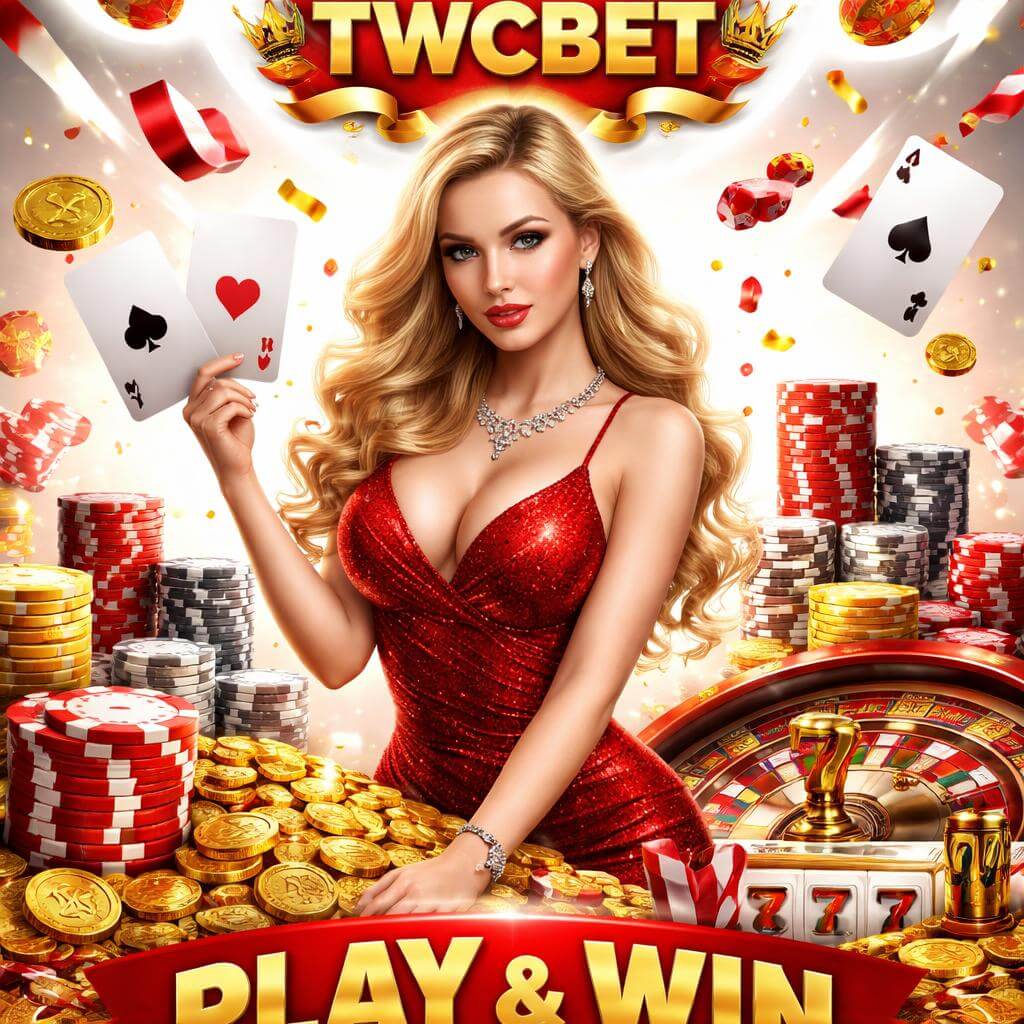 TWCBET digital casino experience presenting jackpot slots, card games, and real dealer entertainment